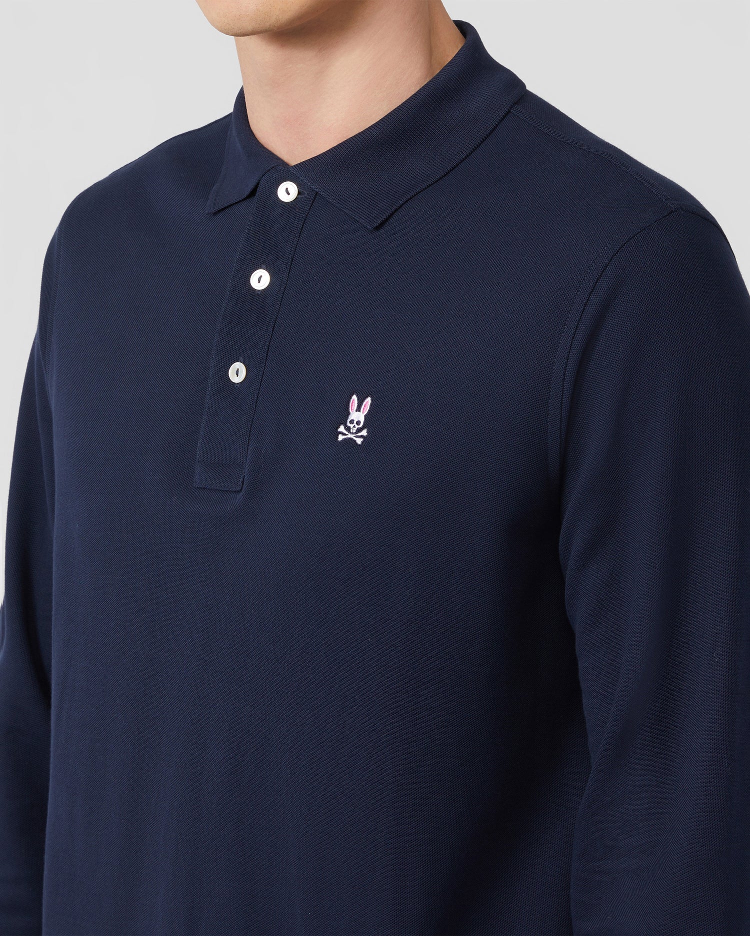 Psycho bunny long top sleeve polo