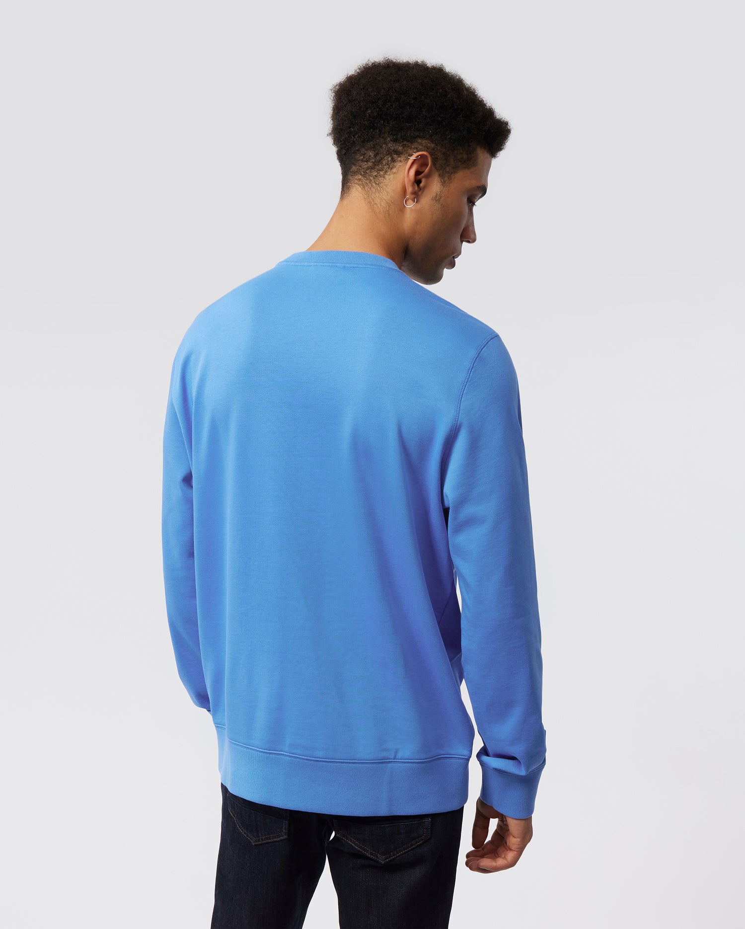 MENS CALLE BLUE EMBROIDERED OUTLINE SWEATSHIRT | PSYCHO BUNNY