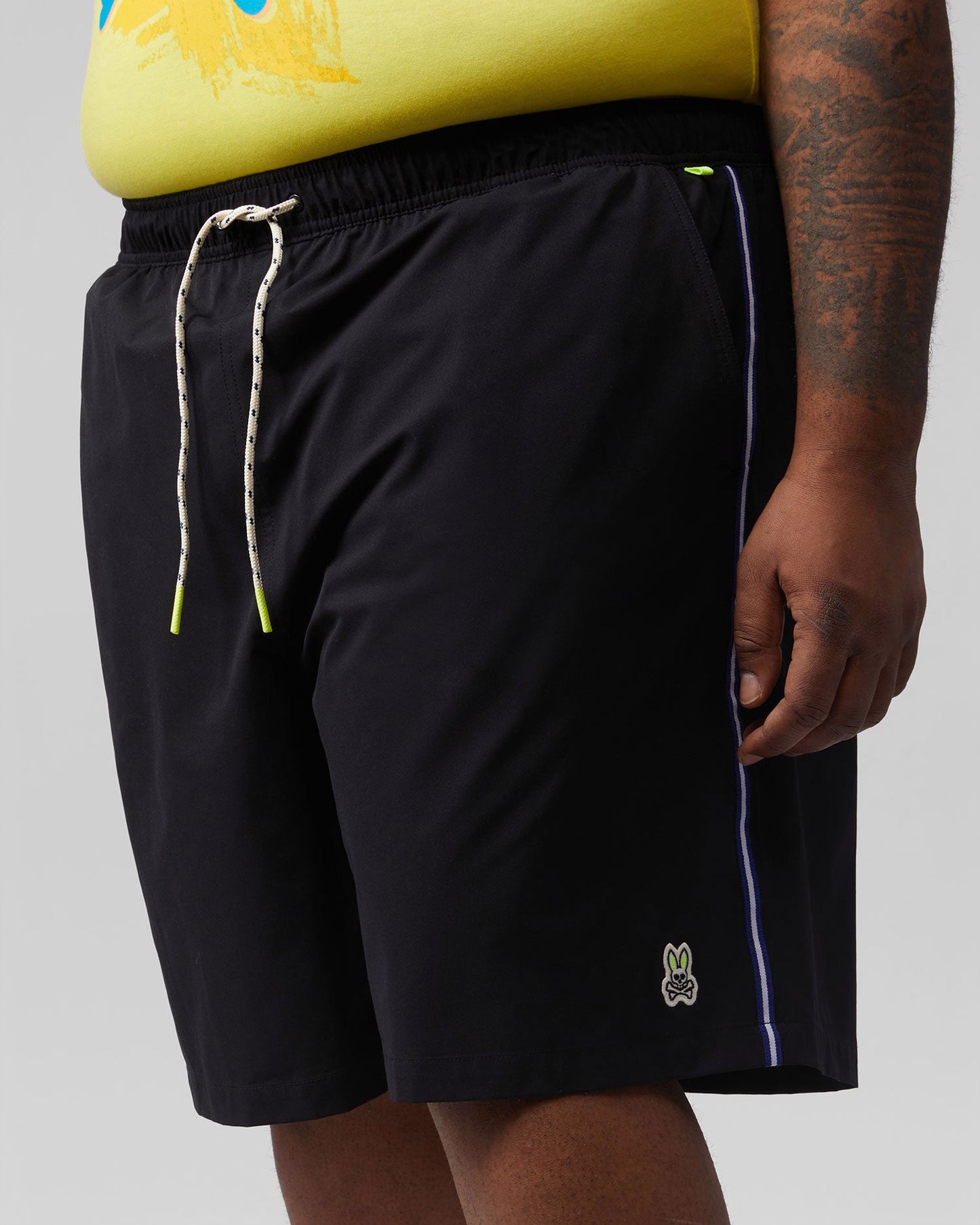 Psycho Bunny Ligon Swim Trunks Black